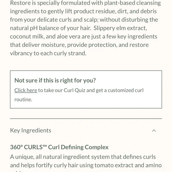 Curl Renew & Restore Shampoo - Green - Picture 2 of 3